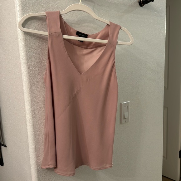 Flowy dusty pink Halogen blouse - Picture 2 of 3